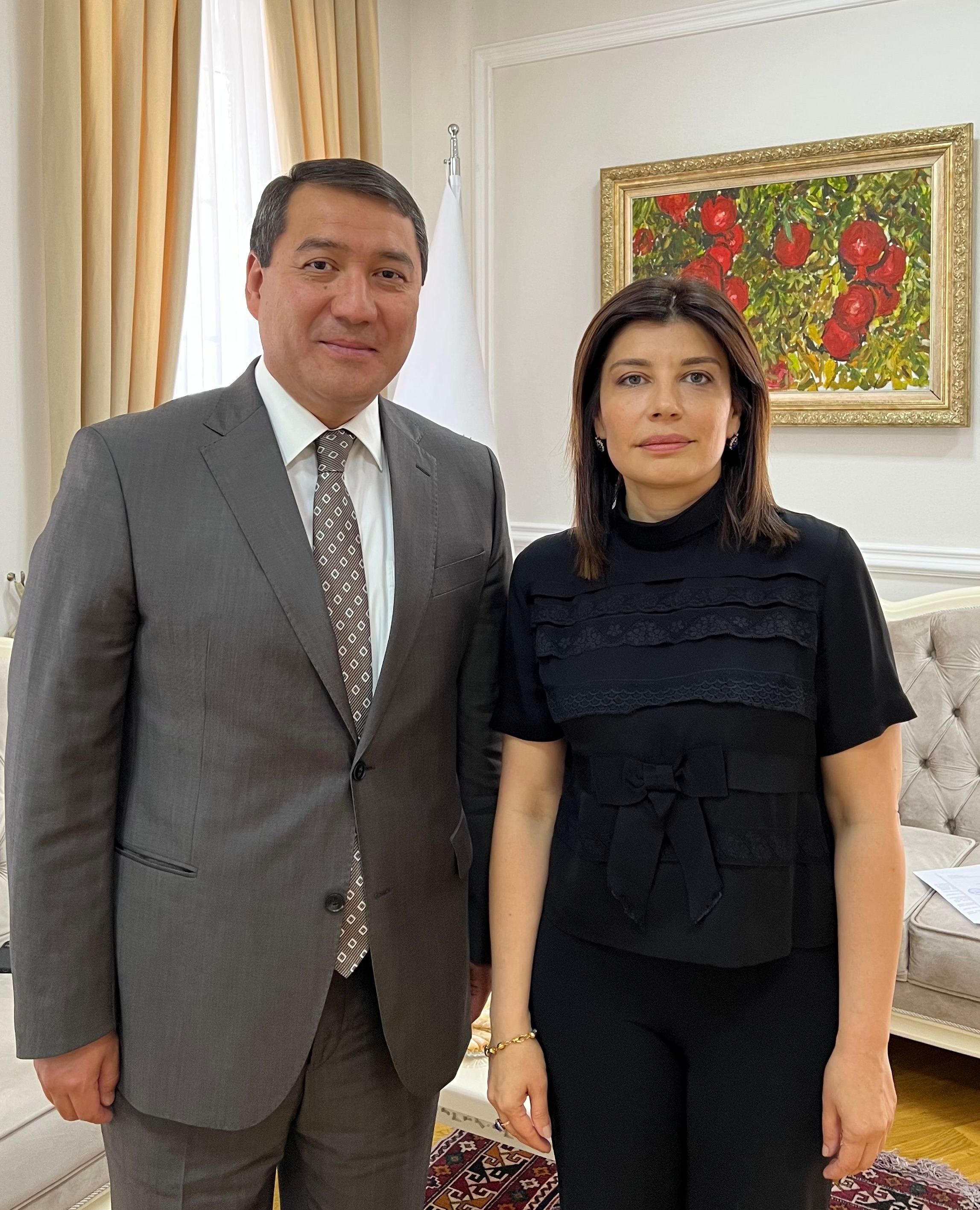 <div style="text-align: left;">Beynəlxalq Türk Mədəniyyəti və İrsi Fondunun Qazaxıstanla əməkdaşlığı yeni mərhələyə qədəm qoyur</div>