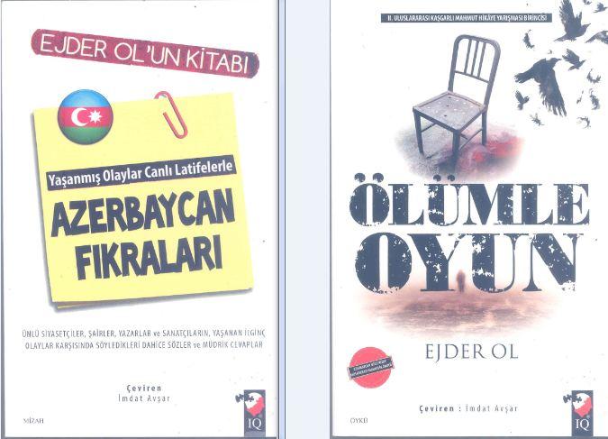 Türkiyədə Əjdər Olun iki kitabı çap olunub