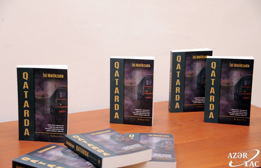 Milli Kitabxanada “İsi Məlikzadə. Qatarda” hekayələr toplusunun təqdimatı olub