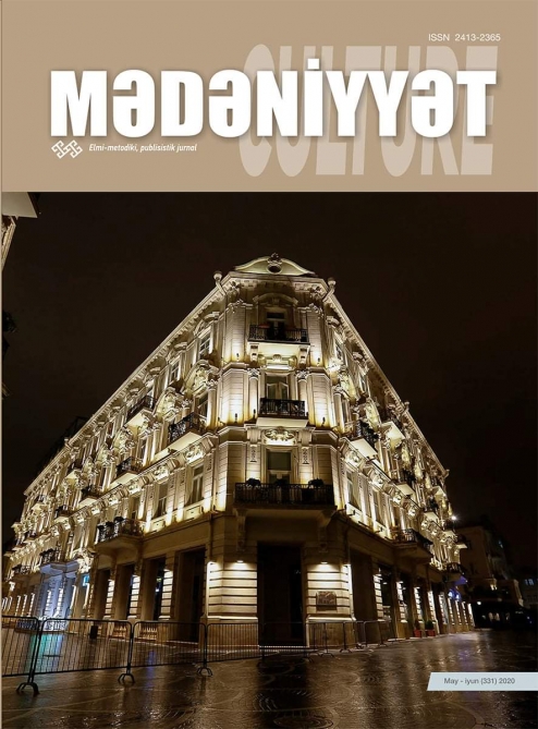 “Mədəniyyət/Culture” jurnalının növbəti nömrəsi işıq üzü görüb