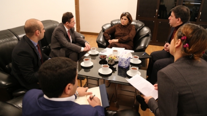 Rusiya səfirliyi rəsmisi Tərcümə Mərkəzində olub