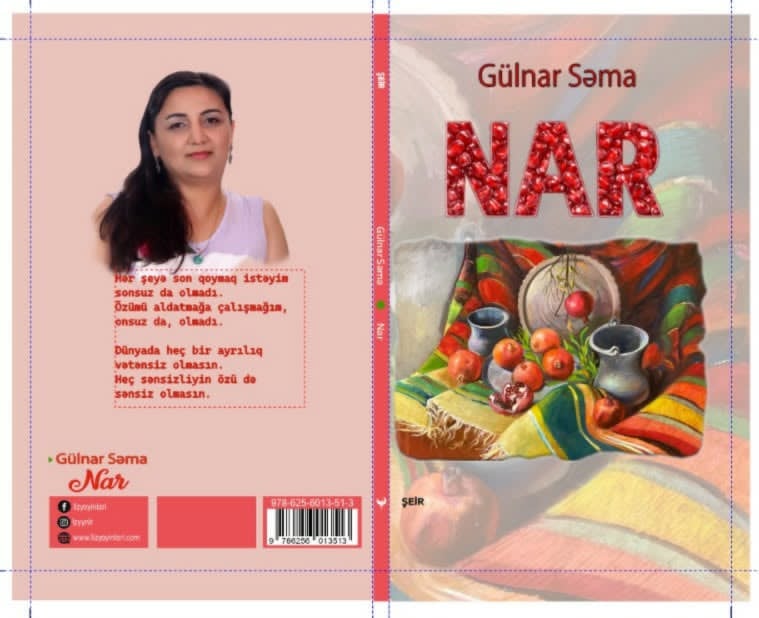 Gülnar Səmanın “Nar” kitabı Türkiyədə çap olunub
