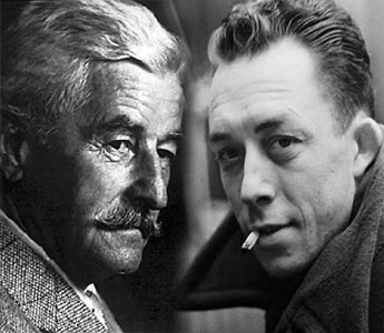 <span>Uilyam Folkner və Alber Kamyunun görüşü</span>