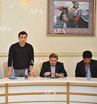 Yazıçılar Birliyində “İnternet və ədəbiyyat” mövzusunda dəyirmi masa keçirilib