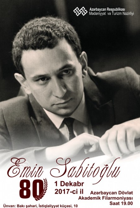 Emin Sabitoğlunun 80 illik yubileyi qeyd ediləcək