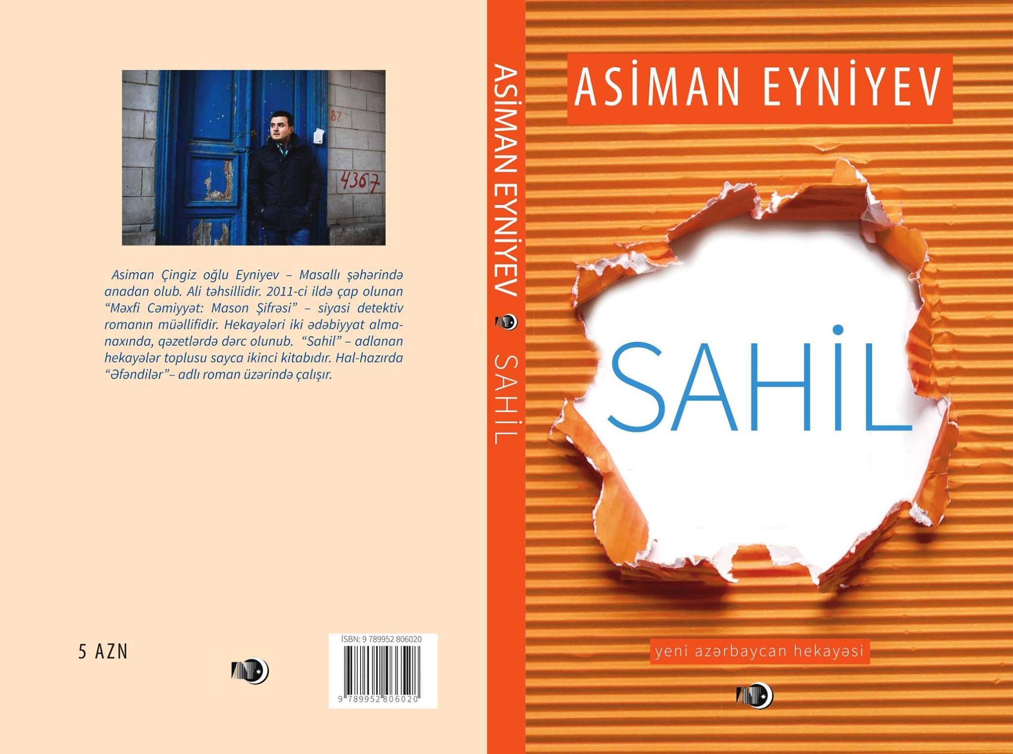 Asiman Eyniyevin “Sahil” adlı hekayələr kitabı çap olunub<br>