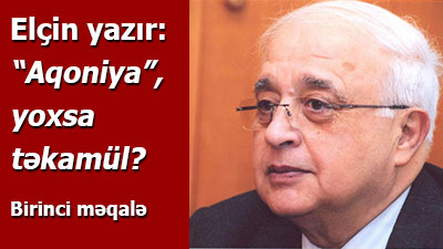 Elçin: “Aqoniya”, yoxsa təkamül?- Birinci məqalə
