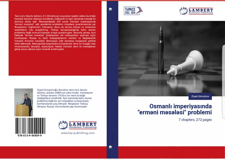 Osmanlı imperiyasında erməni məsələsi problemi kitabı təkrar nəşr olunacaq