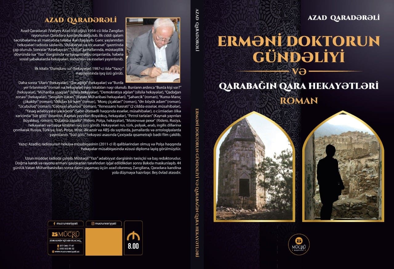 Azad Qaradərəlinin yeni kitabı çap olunub<br>