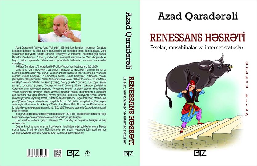 Azad Qaradərəli: "Renessans həsrəti" kitabımın 3-cü cildini çapa hazırlayıram<br>