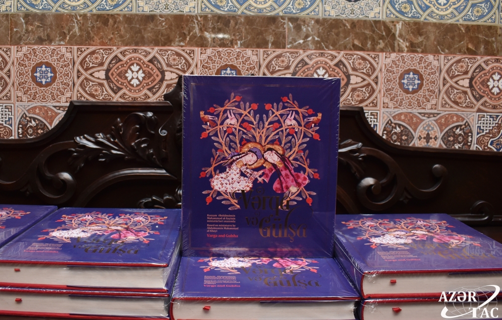 “Vərqa və Gülşa” miniatür əlyazmasında yer alan illüstrasiyaların nəşr edildiyi kitabın təqdimatı olub