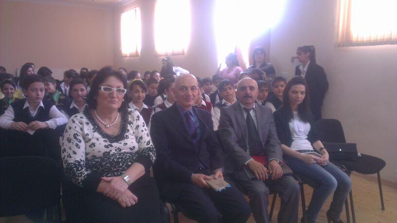 91 saylı orta məktəbdə Şair Vaqif Bəhmənli ilə görüş keçirilib<br>