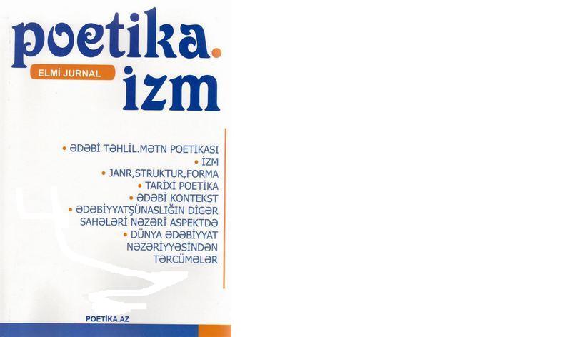 “Poetika. İzm” jurnalının yeni sayında