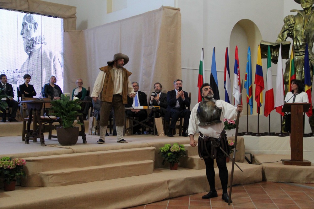 Beynəlxalq Kitab Günüdə “Don Kixot” əsərindən bir hissə Azərbaycan dilində səsləndirilib