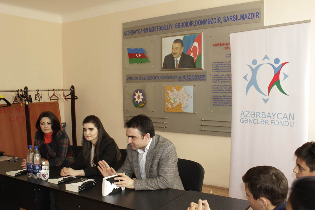 Sumqayıtda  gənc yazıçı Cavid Zeynallı ilə görüş keçirilib