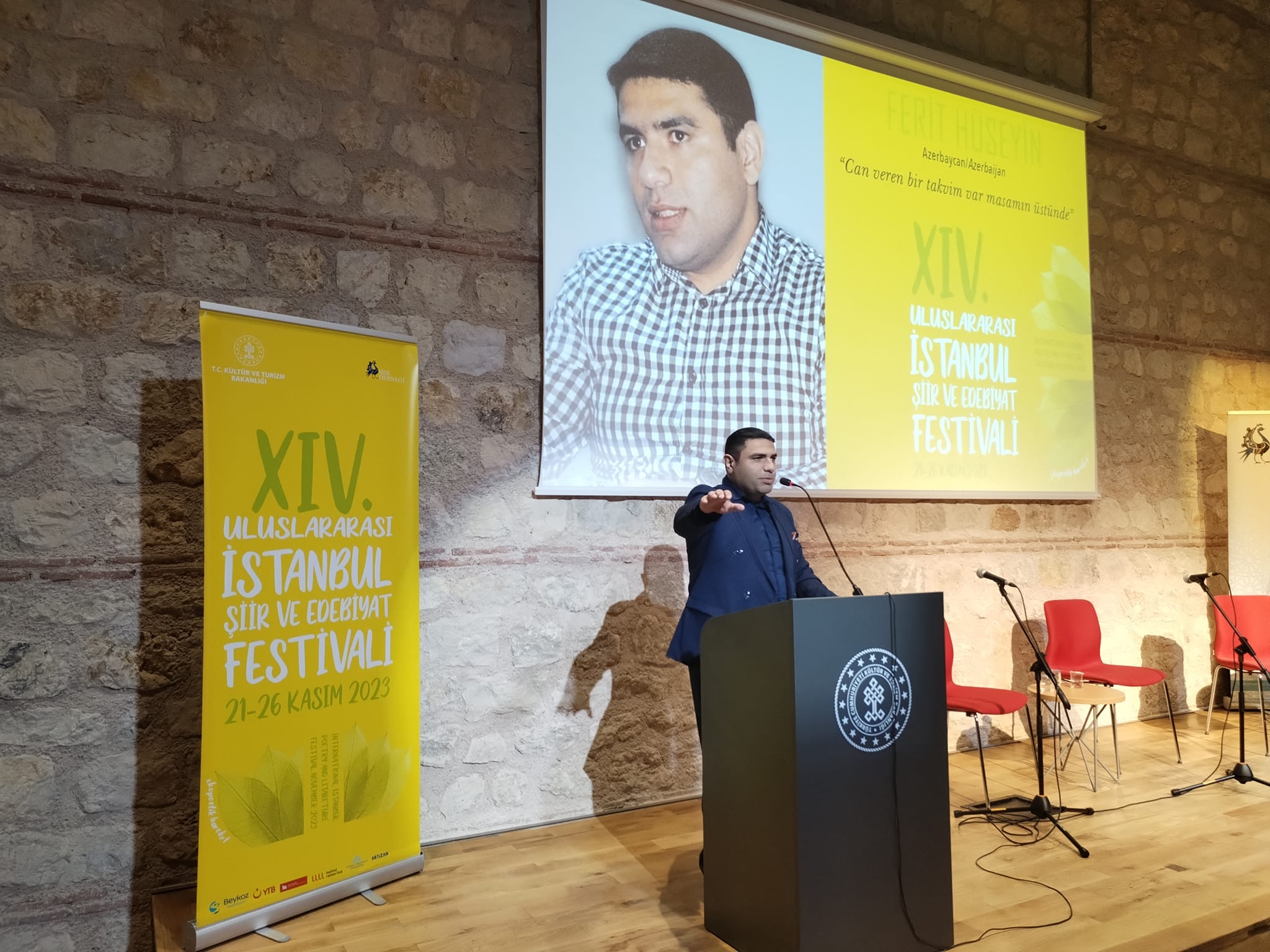 Fərid Hüseyn XIV İstanbul Beynəlxalq Ədəbiyyat və Şeir Festivalında iştirak edir