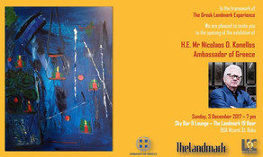 Bakıda Yunanıstanın Azərbaycandakı səfirinin rəsm sərgisi keçiriləcək