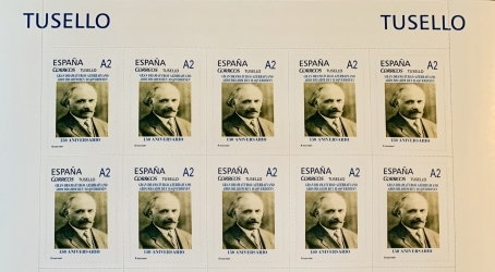 Əbdürrəhim bəy Haqverdiyevin 150 illik yubileyinə həsr olunmuş xüsusi poçt markaları İspaniyada dövriyyəyə buraxılıb