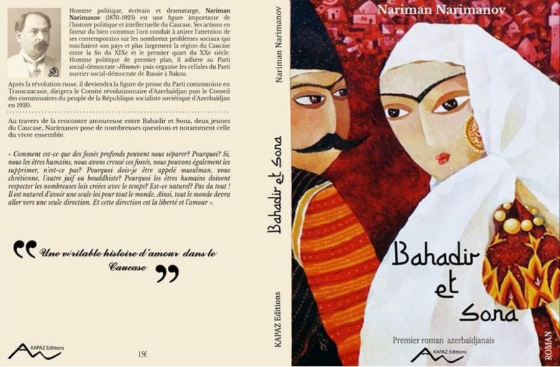 Nəriman Nərimanovun “Bahadır və Sona” fransız dilində