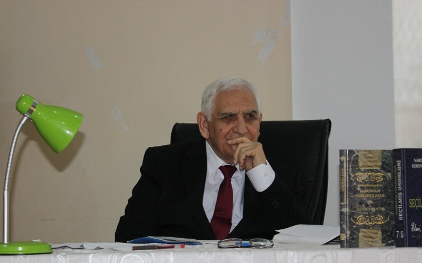 Xalq şairi Nəriman Həsənzadə “İstiqlal” ordeni ilə təltif edildi