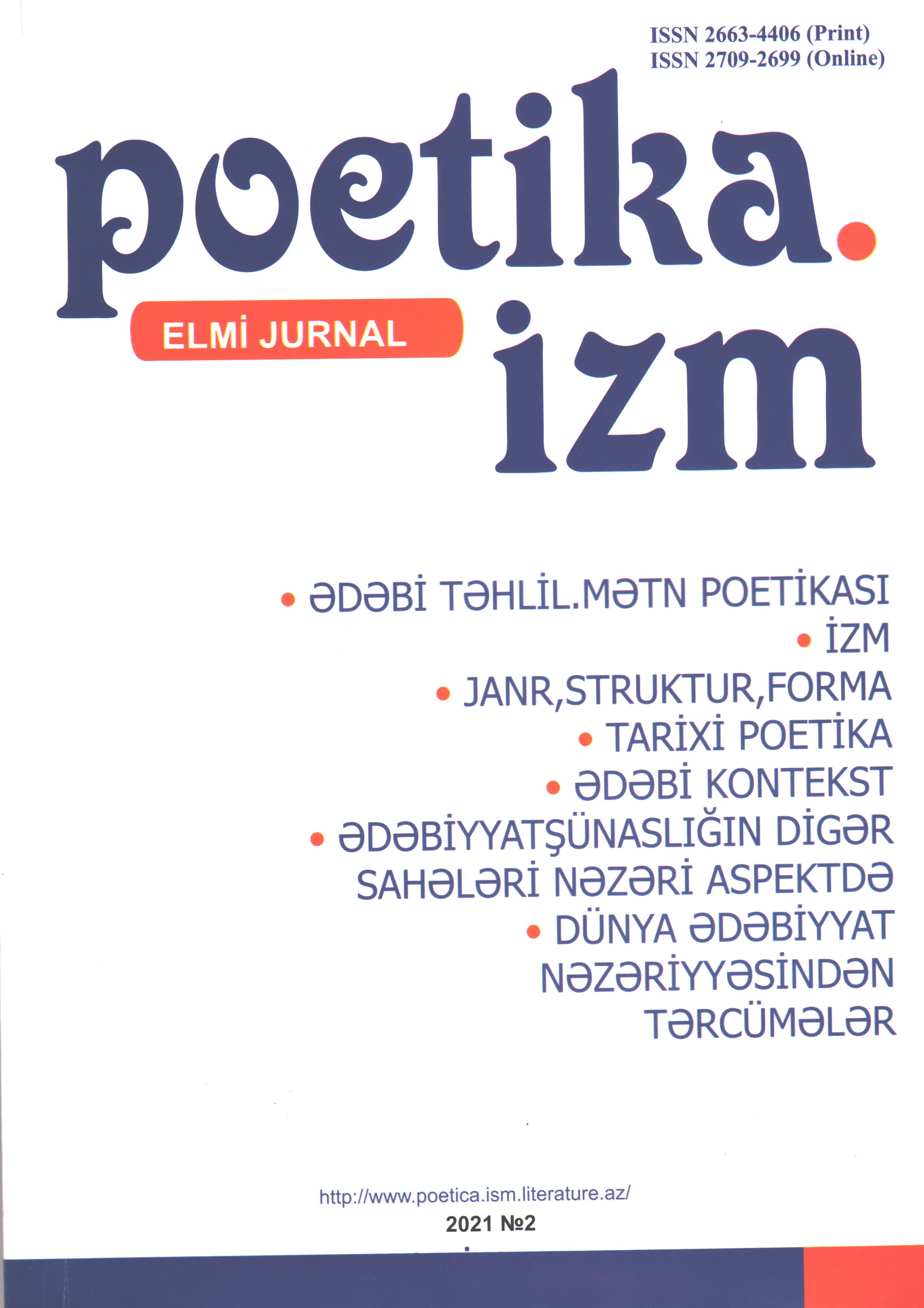 <div style="text-align: justify;">“Poetika.izm” jurnalının növbəti sayı çap olunub</div>