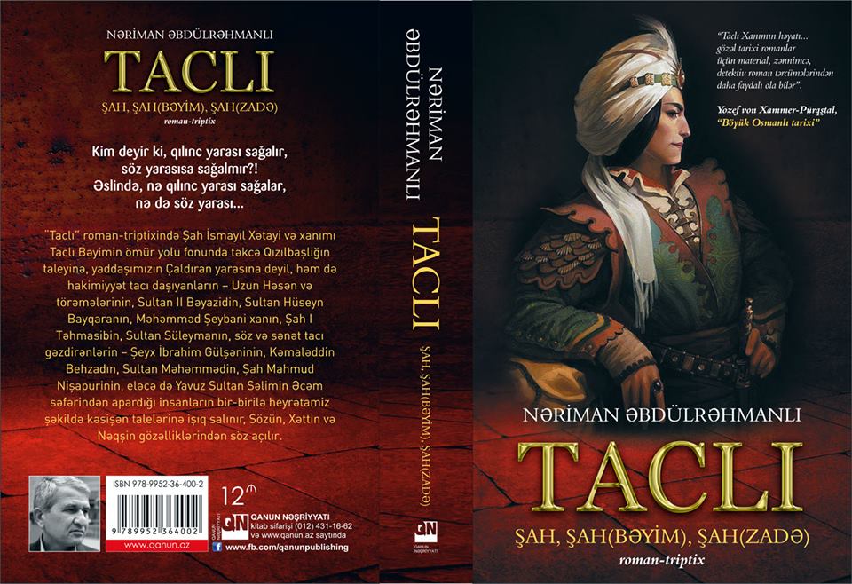 Nəriman Əbdürrəhmanlının “Taclı” romanı çapdan çıxıb
