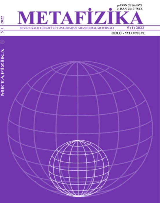 <span style="text-align: justify;">“Metafizika” jurnalının yeni sayı (2022/1) işıq üzü görüb</span>