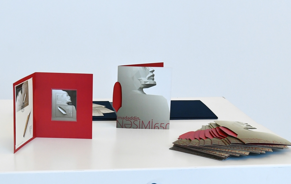 İmadəddin Nəsiminin 650 illiyi münasibətilə poçt markaları buraxılıb