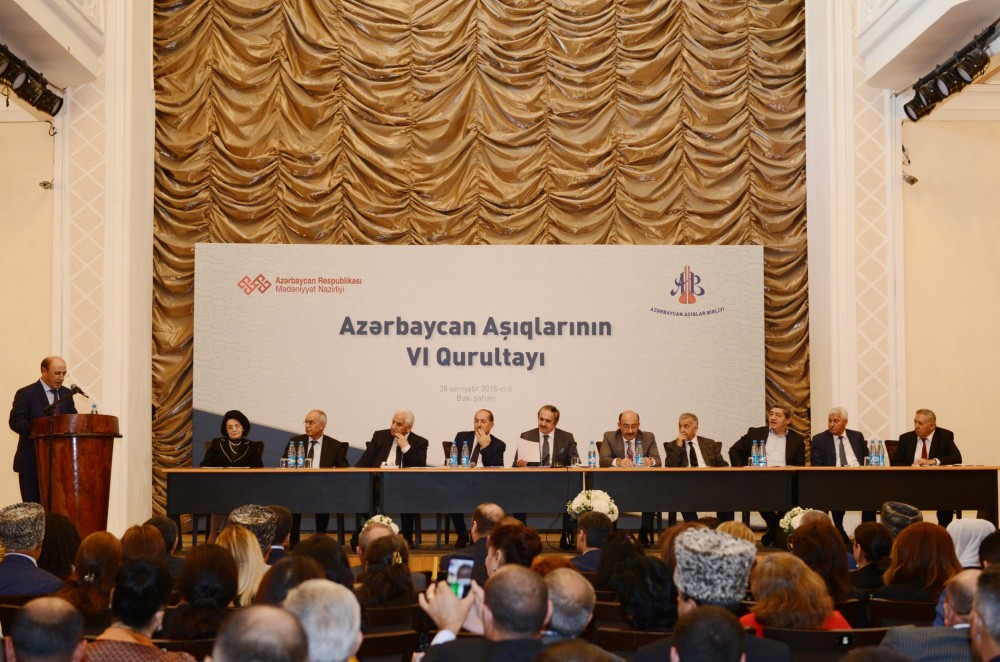 Azərbaycan Aşıqlar Birliyi VI Qurultayını keçirib