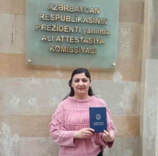 Nizami Gəncəvi adına Ədəbiyyat İnstitutunun əməkdaşı Gülnar Səma alimlik dərəcəsi alıb