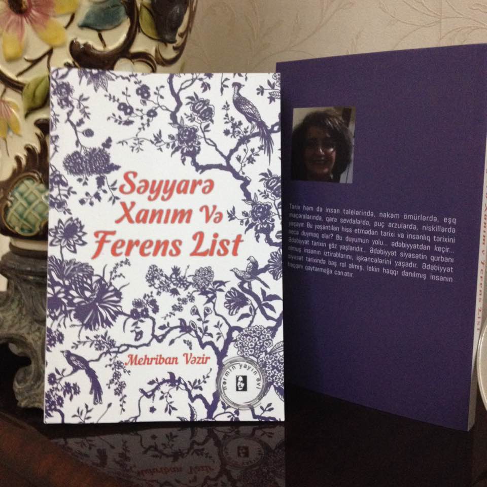 Mehriban Vəzirin romanı çap olunub