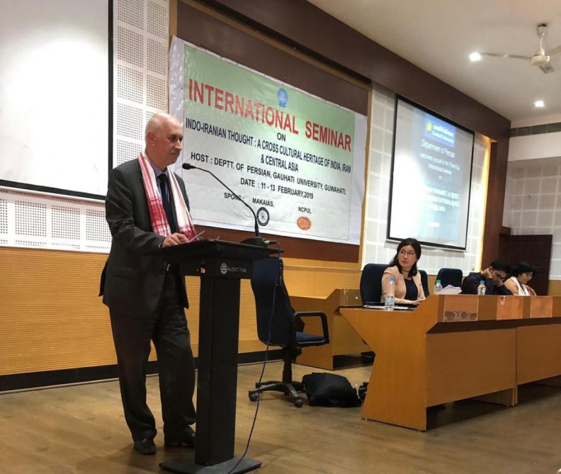 Yazıçı-ədəbiyyatşünas Vaqif Sultanlı Hindistanda beynəlxalq seminarda iştirak edib