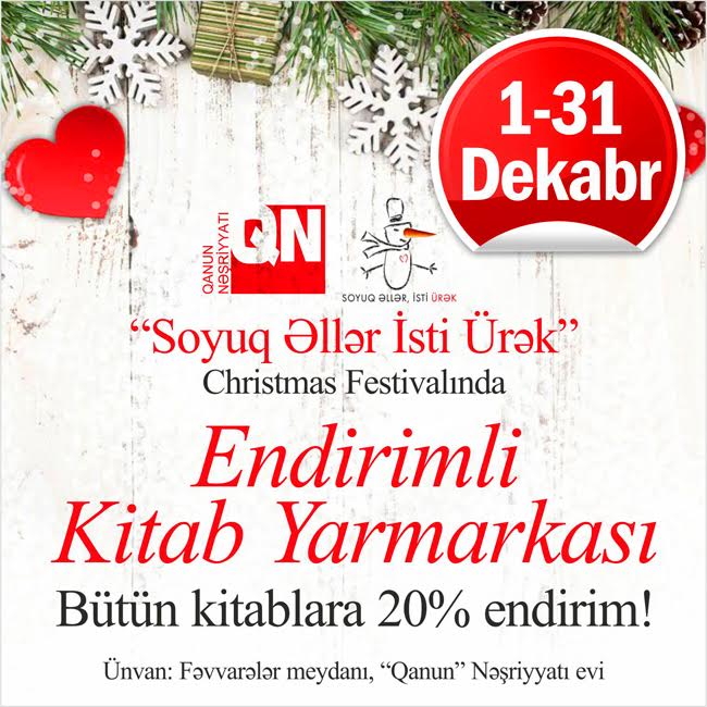 <span>\"Soyuq əllər, isti ürək\"də imza günləri başladı</span><br>