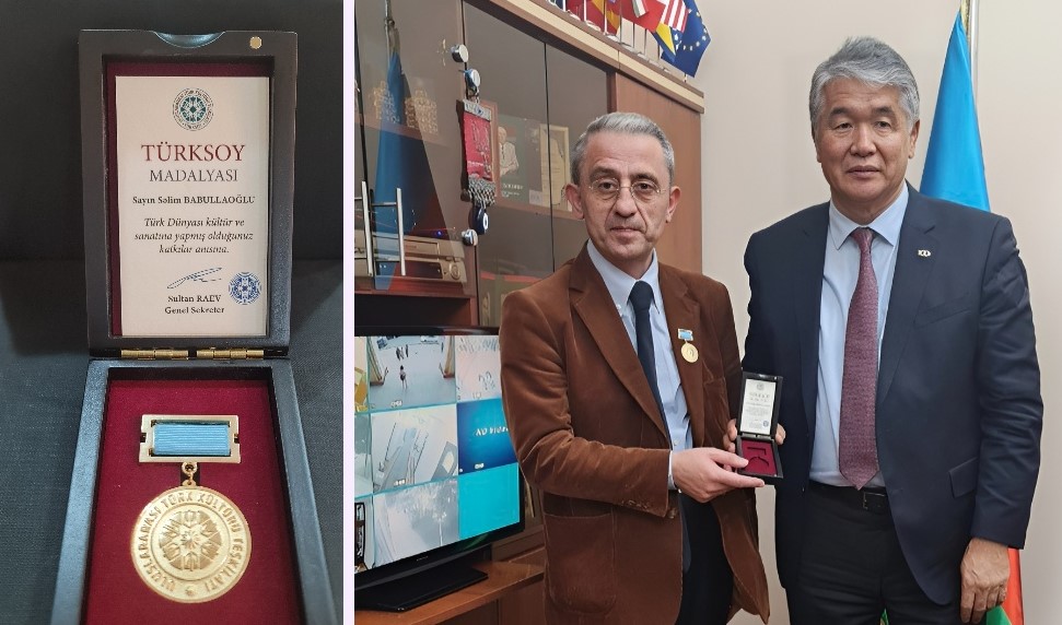 <div style="text-align: justify;">Səlim Babullaoğlu TÜRKSOY tərəfindən təltif olundu</div>