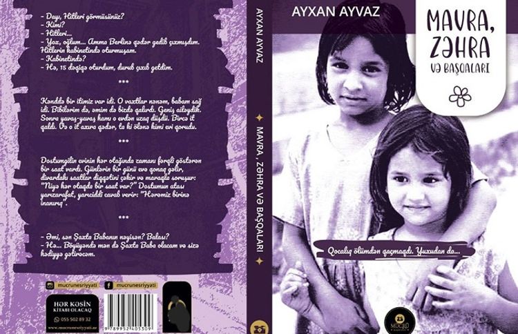 Ayxan Ayvazın “Mavra, Zəhra və başqaları” adlı kitabı çap olunub
