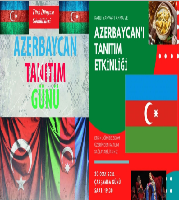 <div align="justify">Türk Dünyası Könüllüləri tərəfindən 20 Yanvar faciəsinə həsr olunmuş Azərbaycanı tanıtma günü keçirilib</div>
