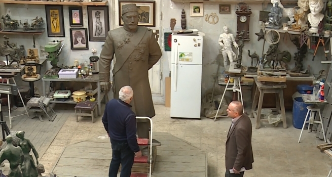 Hacı Zeynalabdin Tağıyevin “İçərişəhər” metrostansiyası qarşısındakı heykəli belə olacaq - <span style="font-weight: bold; color: rgb(128, 0, 0);">VİDEO</span><br>