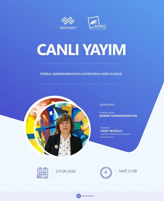 <p>Dövlət Rəsm Qalereyası tədbirlərini onlayn formatda davam etdirir</p>