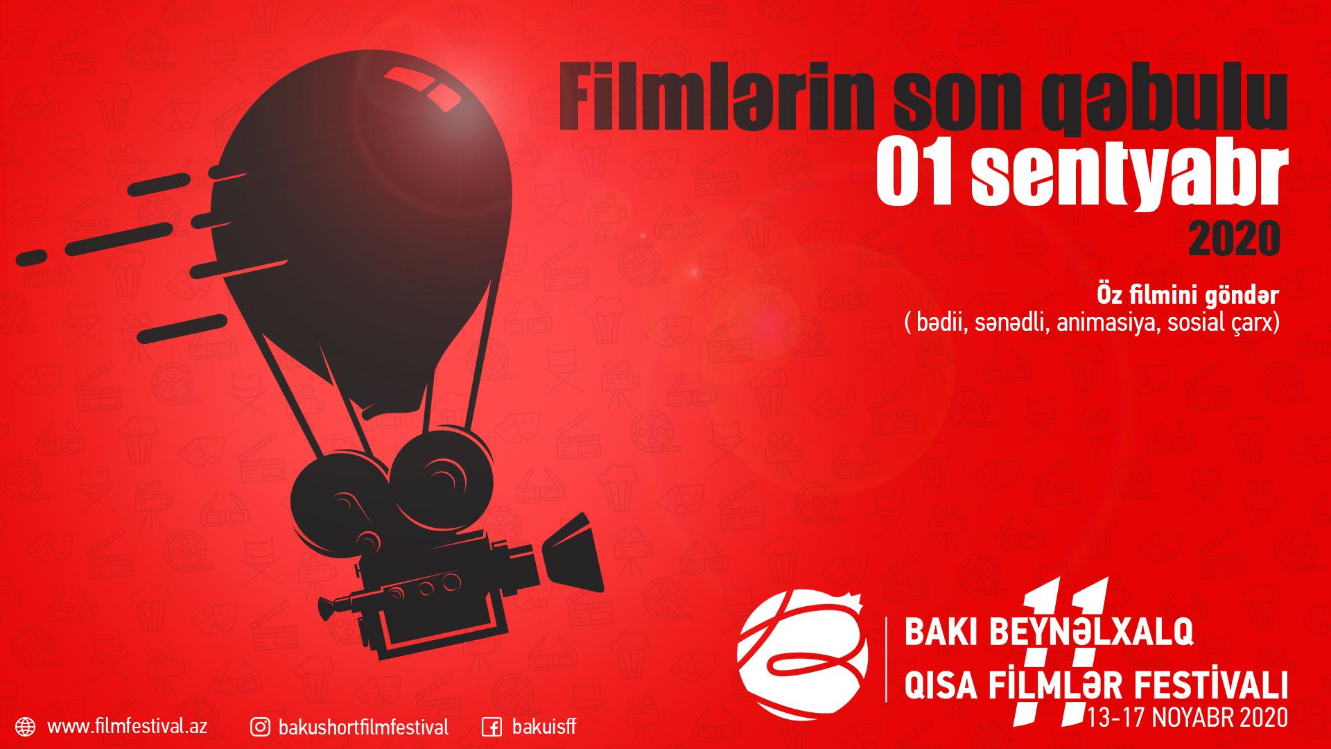 XI Bakı Beynəlxalq Qısa Filmlər Festivalına film qəbulu başladı