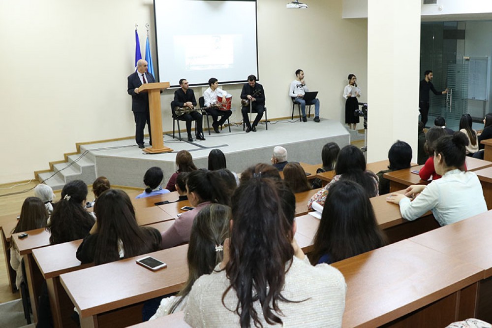 Azərbaycan Universitetində Mikayıl Müşfiqin 110 illik yubileyi qeyd olunub