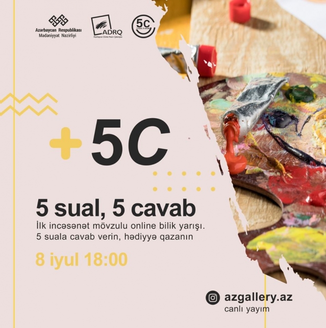 Dövlət Rəsm Qalereyası “+5C” adlı yeni virtual layihəyə start verir