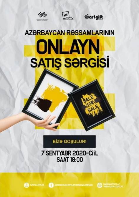 Rəssamların əsərlərinin onlayn satışı təşkil ediləcək