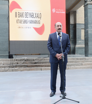 <span>III Bakı Beynəlxalq Kitab-Sərgi Yarmarkasının açılışı olub	
	</span>