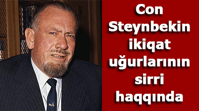 Con Steynbekin ikiqat uğurlarının sirri haqqında