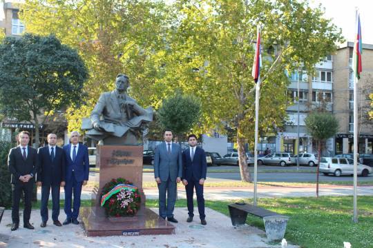 Serbiyada Üzeyir Hacıbəylinin xatirəsi anılıb