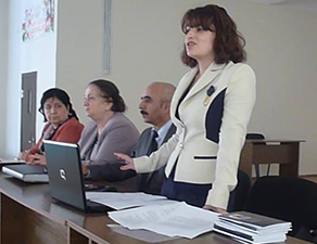 13 saylı orta məktəb gənc yazar Əfsanə Laçınla görüş keçirilib