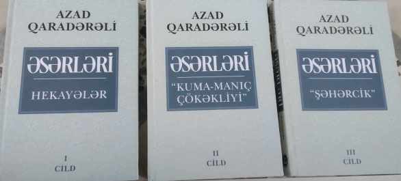 Azad Qaradrəlinin əsərlərinin cildlər üzrə nəşrinə başlanıb<br>