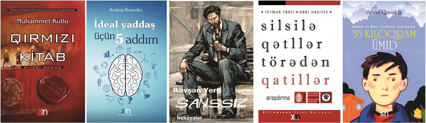 “XAN” Nəşriyyatından beş kitab - <span>FOTO</span><br>