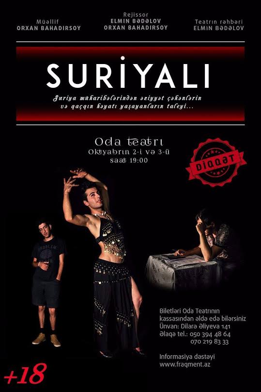 “Oda” Teatrında premyera – “Suriyalı”