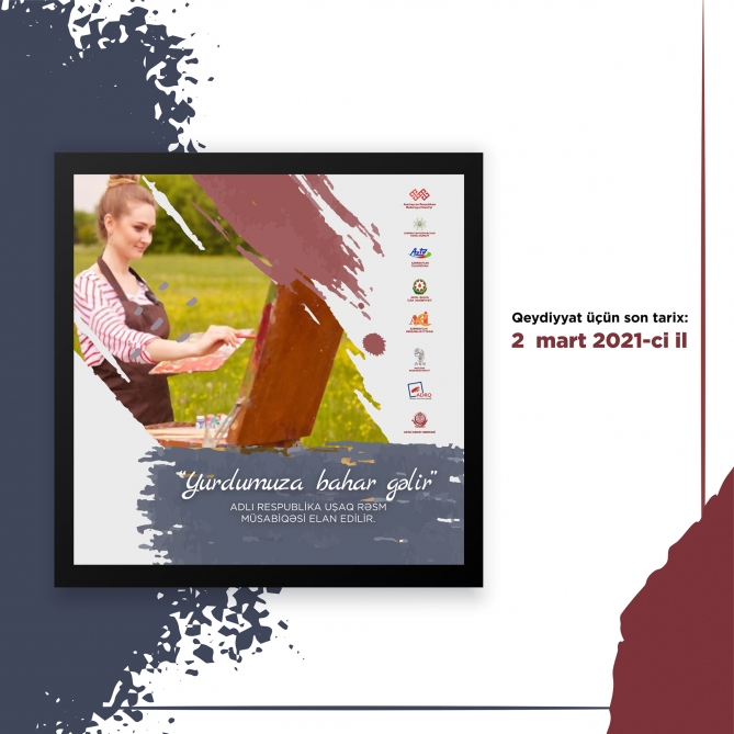 Gənc və yeniyetmələr üçün növbəti rəsm müsabiqəsi elan olunub